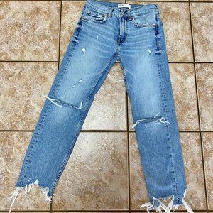 Zara Distressed Jeans 34 / US2